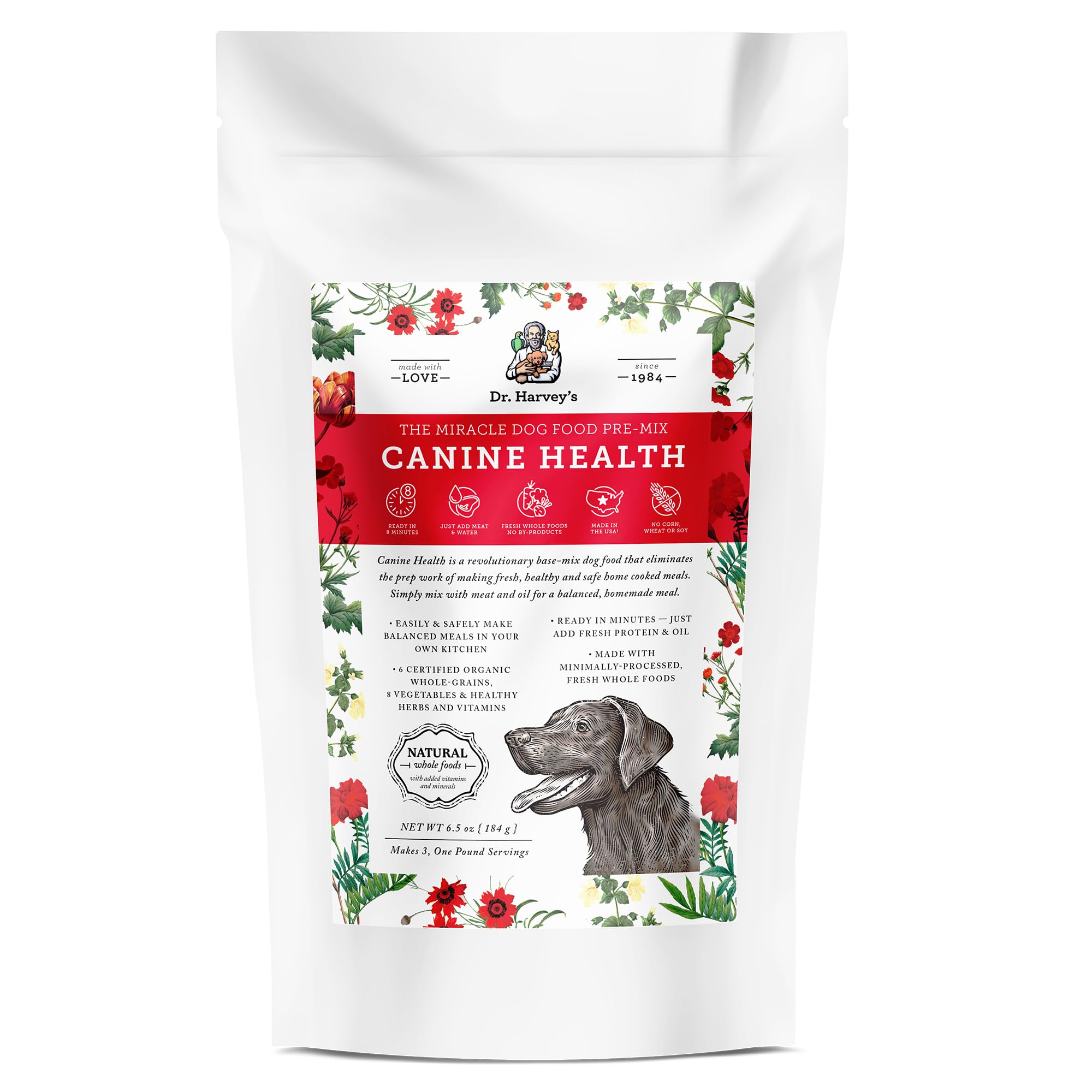 Dr. Harvey's Canine Health Miracle: base deshidratada con verduras para comidas caseras de perros