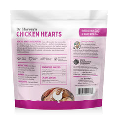Dr. Harvey's detalle de textura de corazones deshidratados, snack natural.