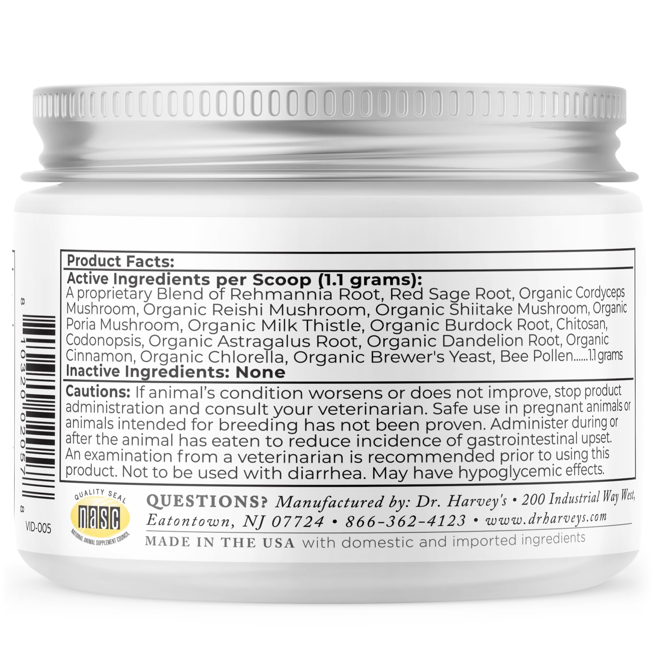 Dr. Harvey's Kidney Health, frasco y caja listos para venta.