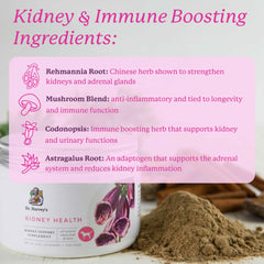 Dr. Harvey's Kidney Health, hongos orgánicos medicinales para bienestar general.
