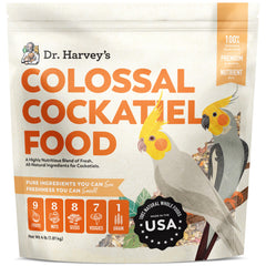 Dr. Harvey's Mezcla Colosal para Lorito Australiano: envase para uso diario seguro
