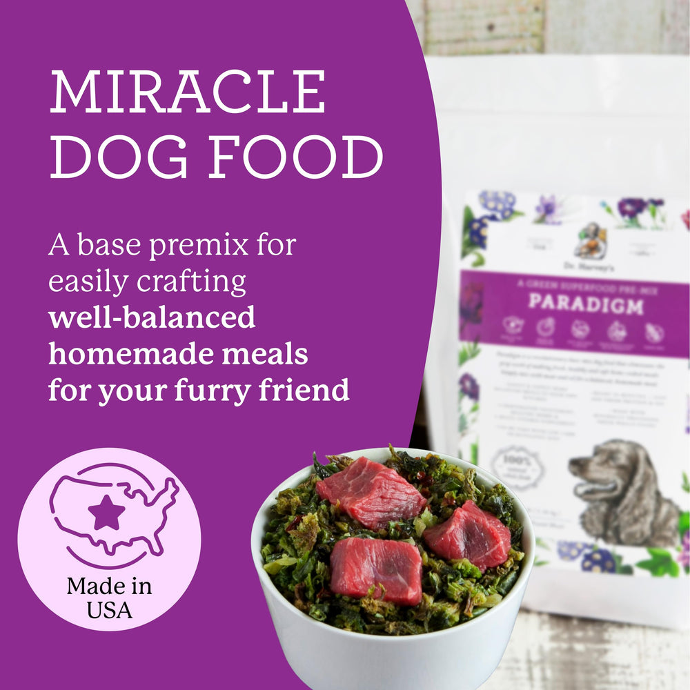 Dr. Harvey's Paradigm sin granos para perros, opción de dieta baja en carbohidratos.