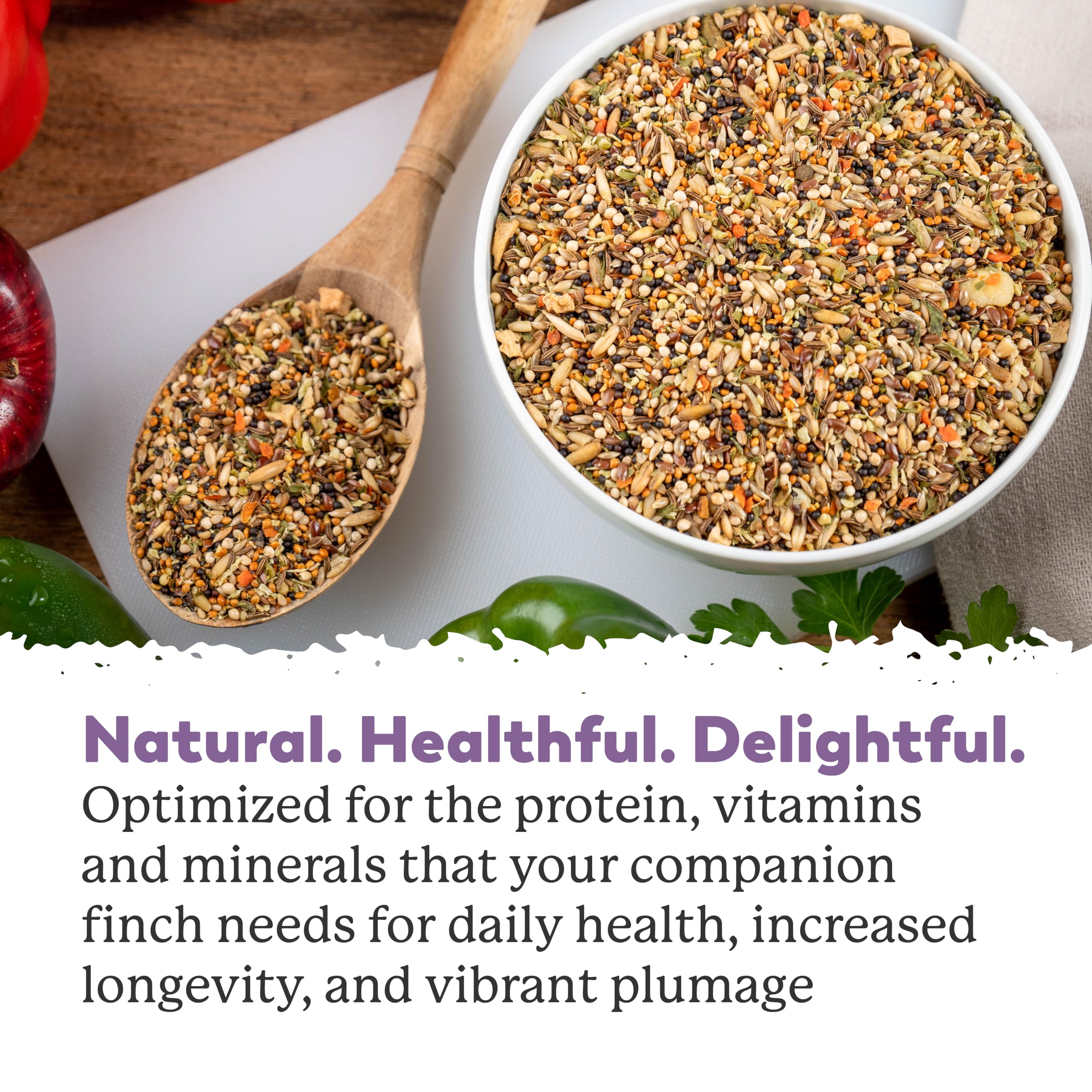 Dr. Harvey's Plumas vibrantes: alimentación de calidad para aves con plumaje brillante.