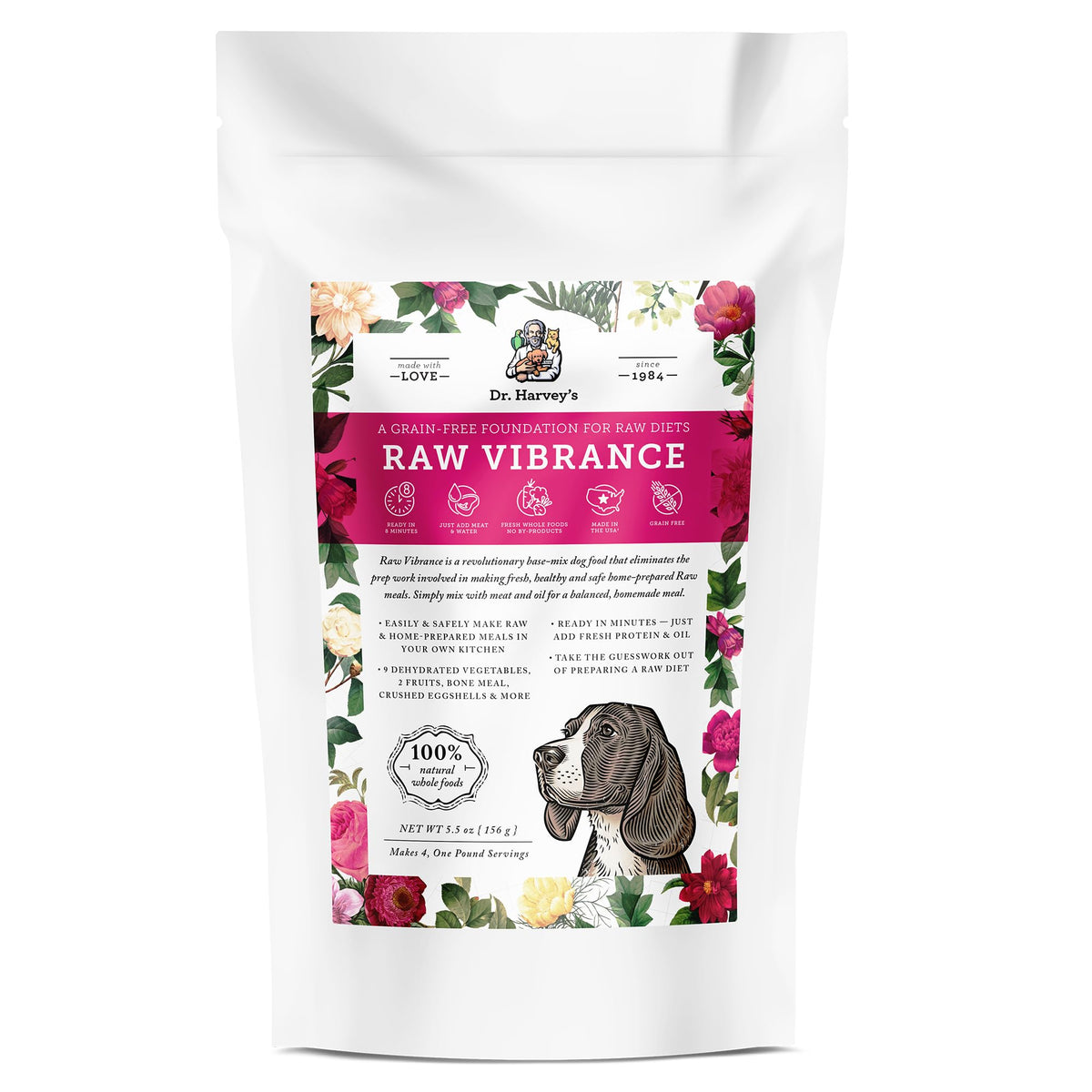Dr. Harvey's Raw Vibrance: base para dieta cruda balanceada del perro.