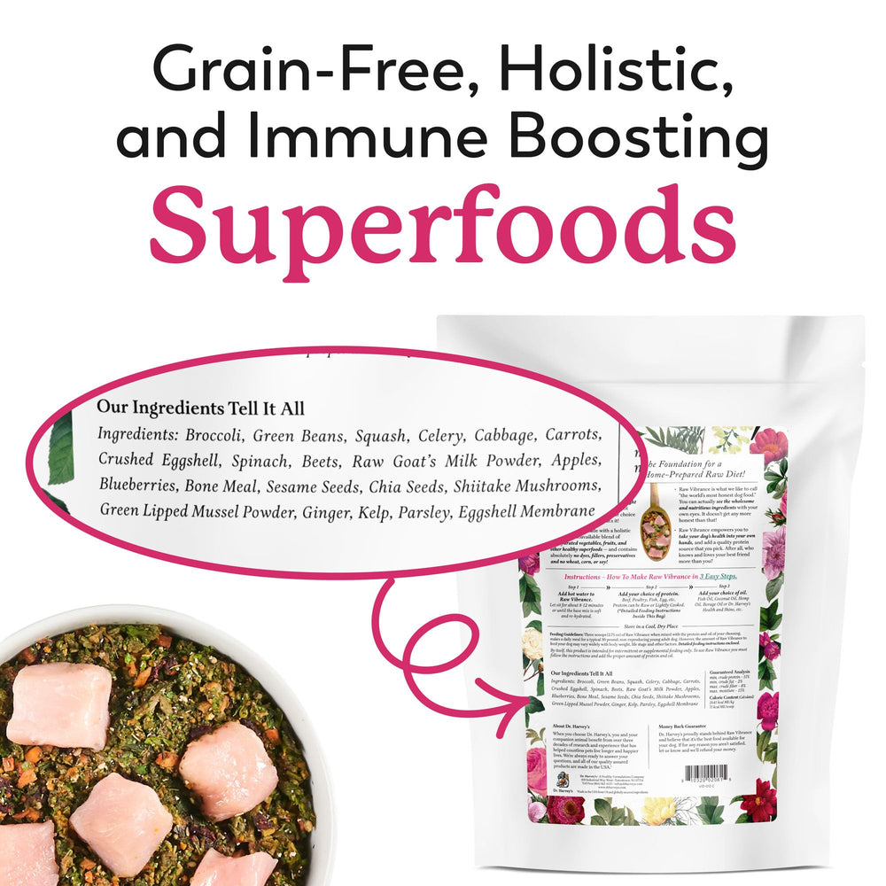 Dr. Harvey's Raw Vibrance: shiitake para sabor y beneficios naturales.