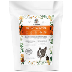 Dr. Harvey's Veg-to-Bowl: base deshidratada lista para comidas caseras de perro pequeño.