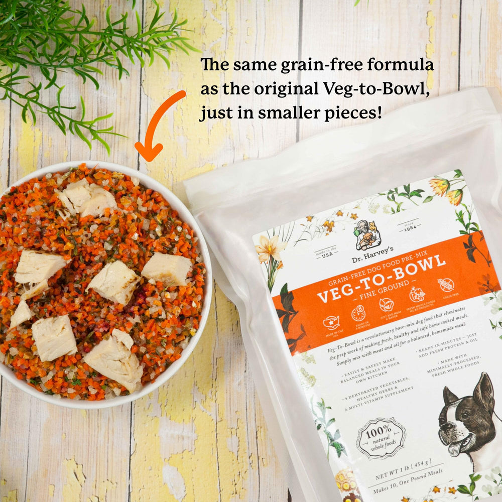 Dr. Harvey's Veg-To-Bowl: tamaño ideal para perros pequeños