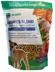 Dr. Marty Nature's Blend: ingredientes reales de carne, fruta y verdura para la nutrición diaria.