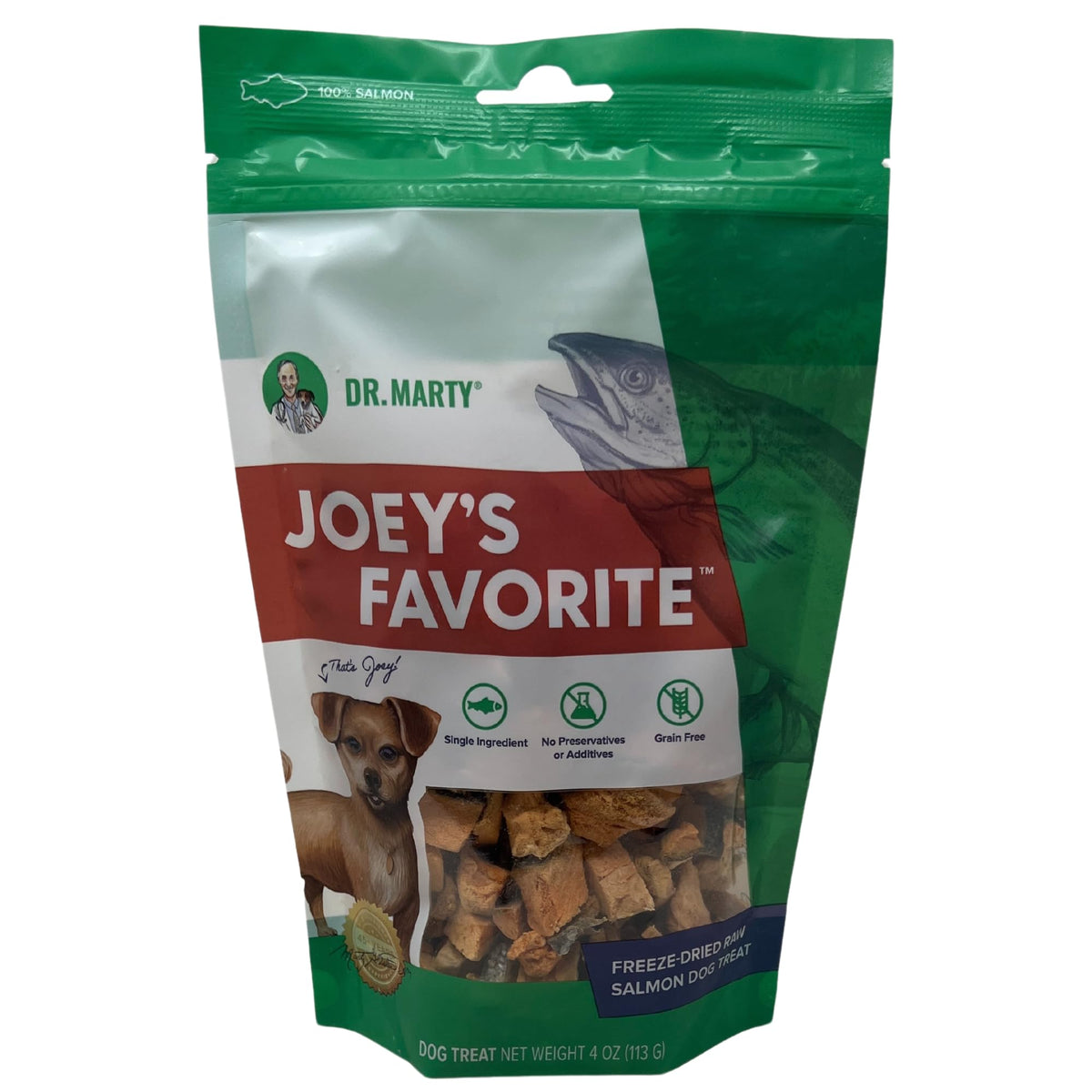 Dr. Marty premio de salmón para perros, snack natural y recompensa