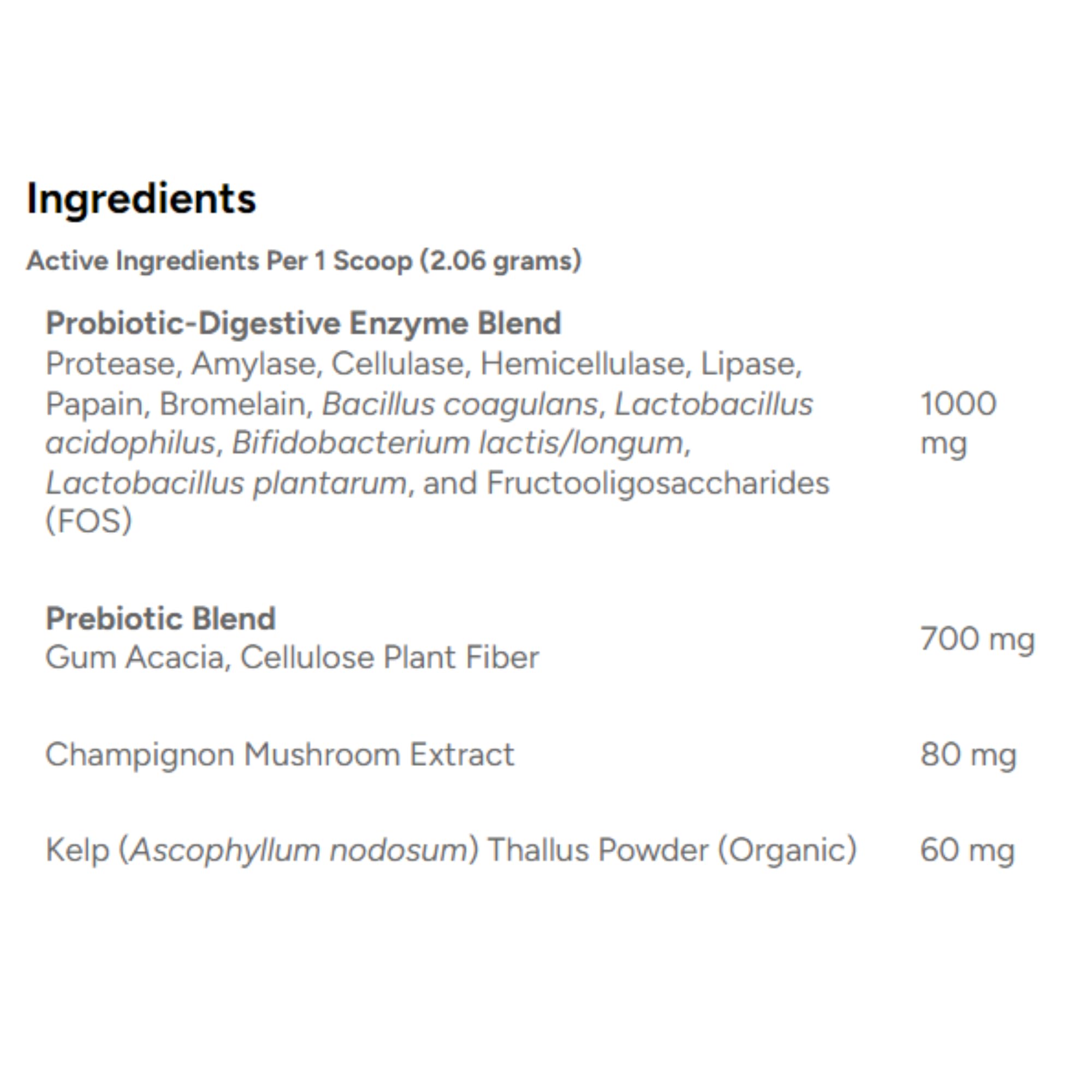 Dr. Marty ProPower Plus, topping sin sabor para comida, uso diario fácil.