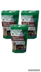 Dr. Marty Tilly's Treasures Hígado de res para perros, snack sabroso y práctico para premiar