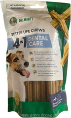 Dr. Marty Tratamientos dentales para perro pequeño, masticables, favorecen higiene oral diaria.
