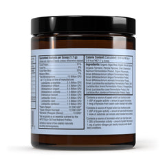 Dr. Mercola Bark & Whiskers Probióticos y Enzimas: etiqueta clara que facilita identificar ingredientes clave