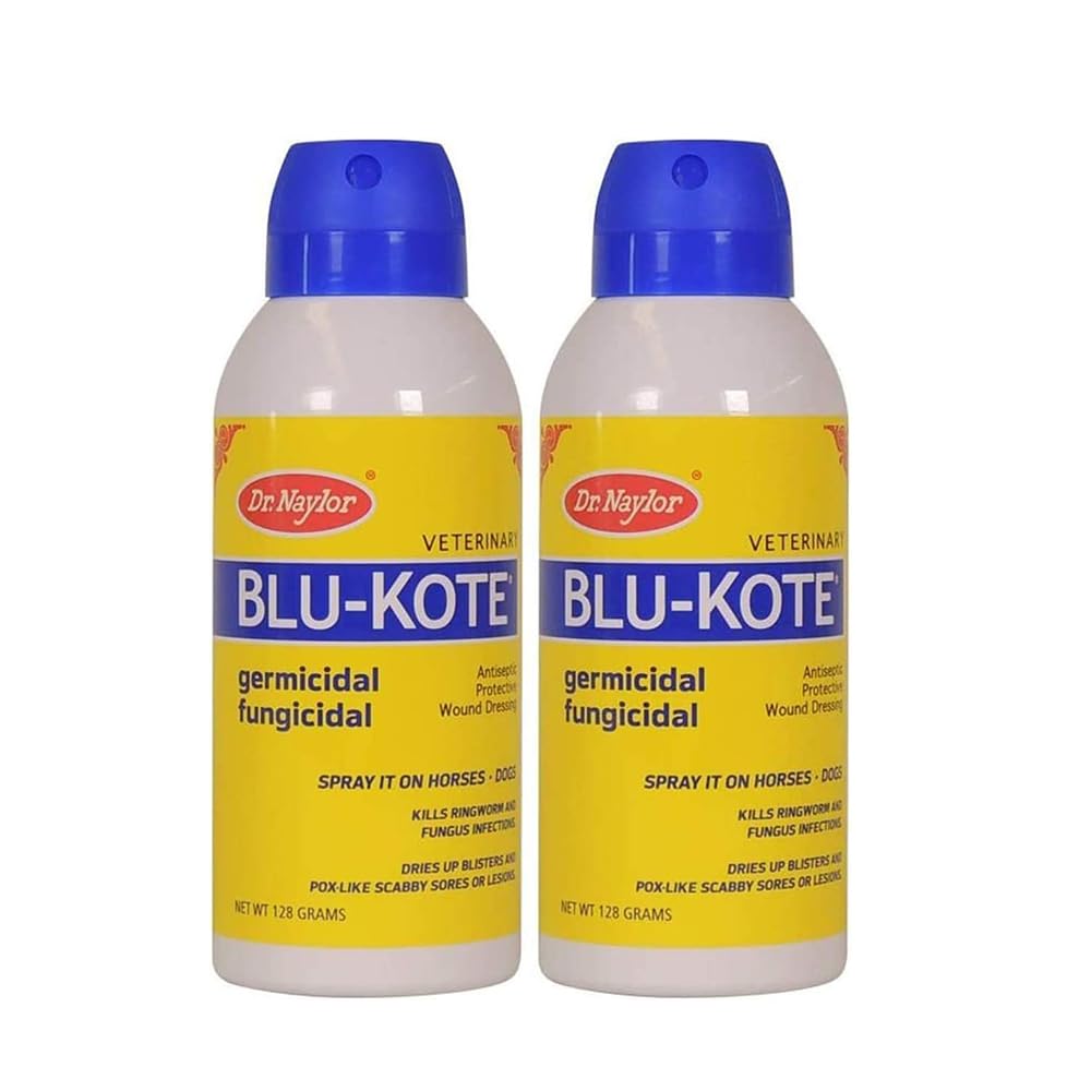 Blu-Kote de Dr. Naylor: cuidado práctico de heridas en animales con secado rápido.