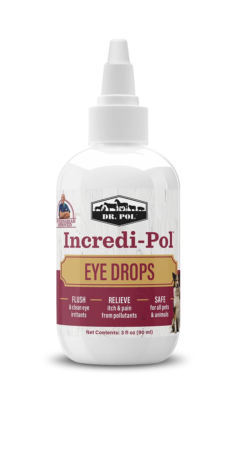 Aplicación precisa con gotero Dr. Pol Incredi-Pol para cuidado ocular.