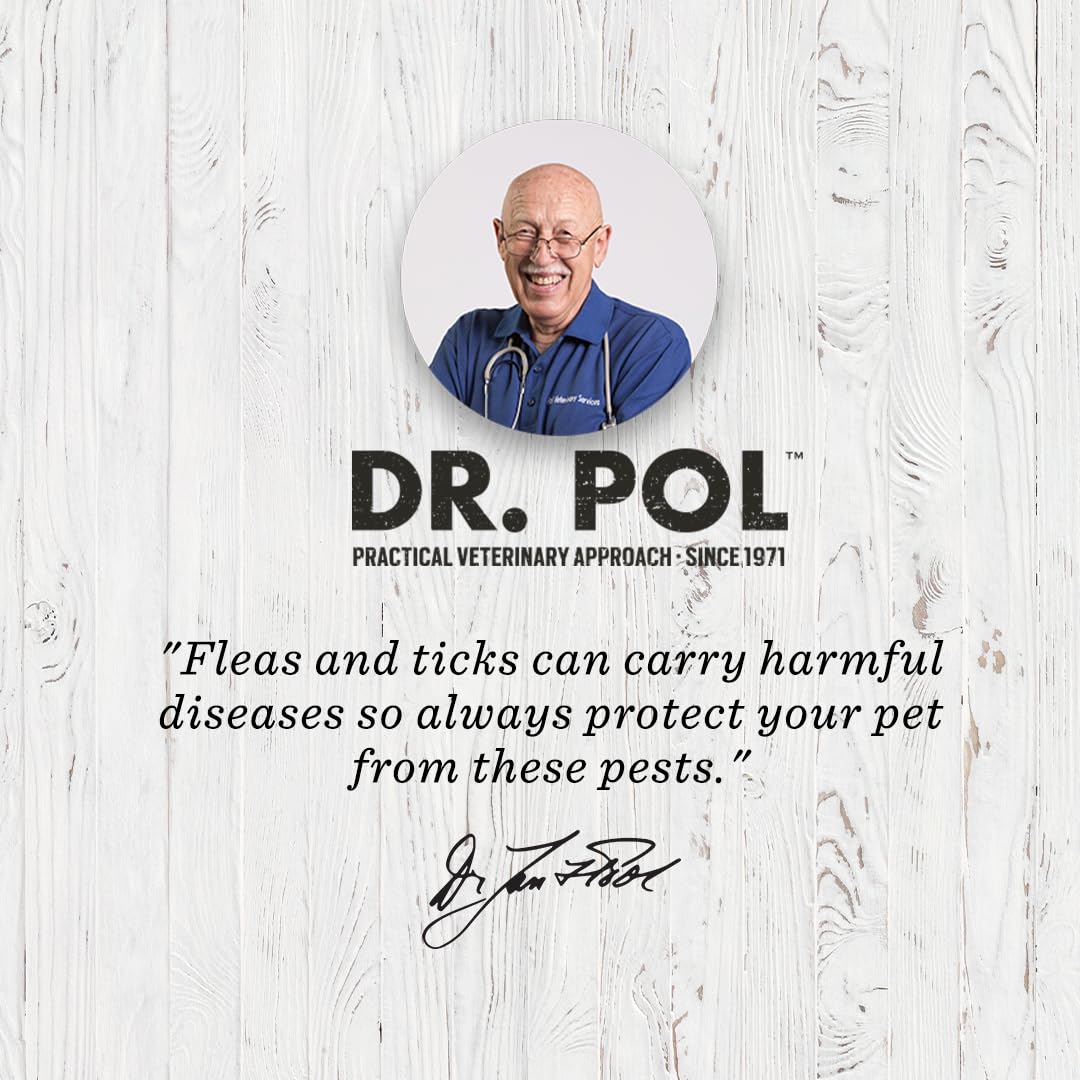 Dr. Pol Incredi-Pol: spray seguro para perros, fácil de usar.