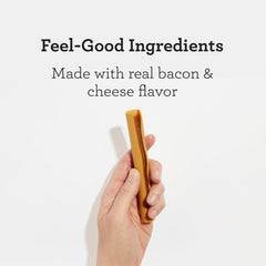 DreamBone DreamSticks ingredientes con tocino y queso para masticar y entretener