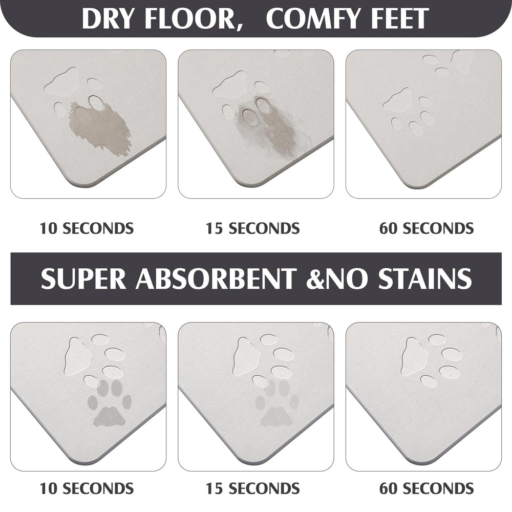 Drydiet piedra diatomita absorbe agua para secado rápido.