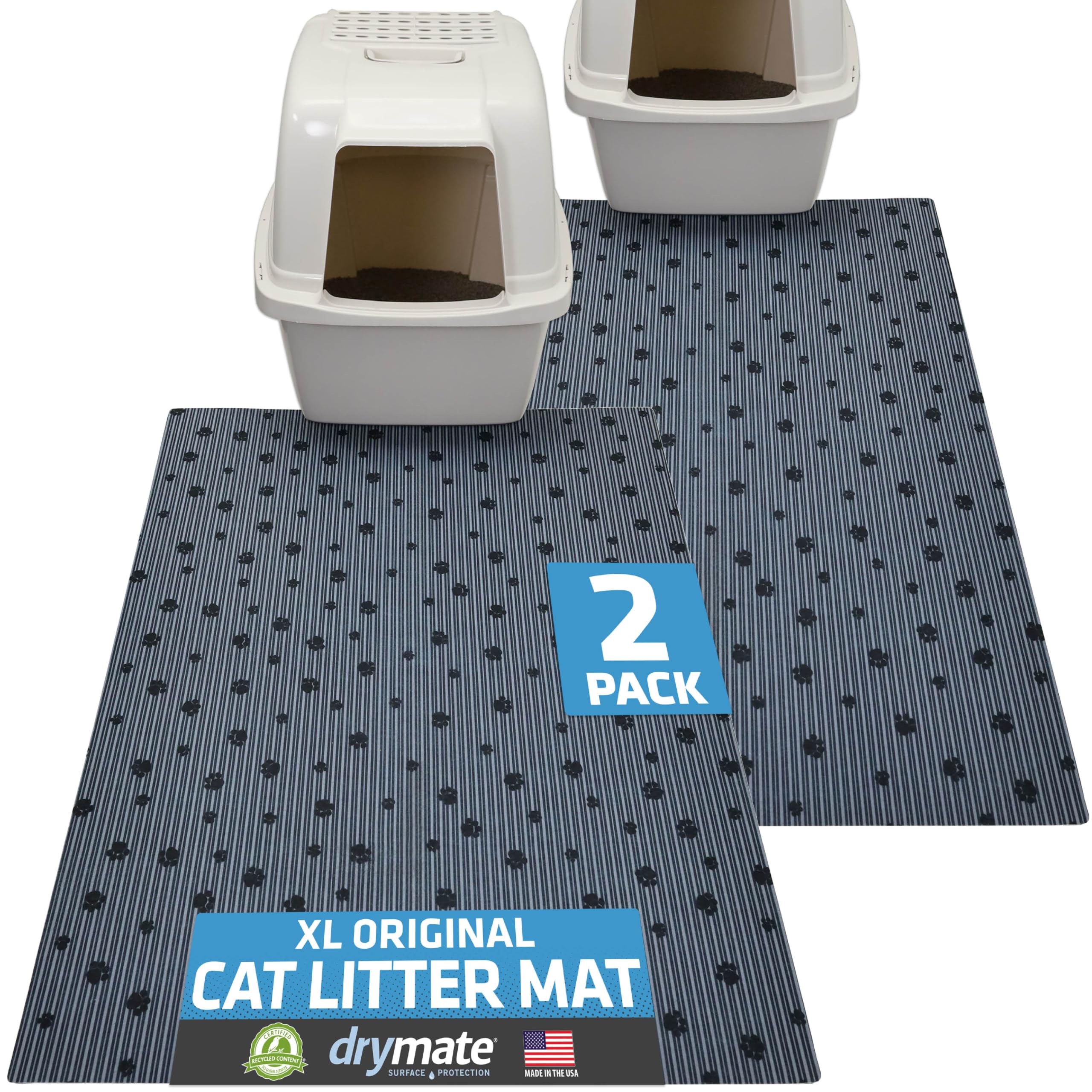 Drymate alfombrilla frontal para caja de arena atrapa arena y protege el suelo