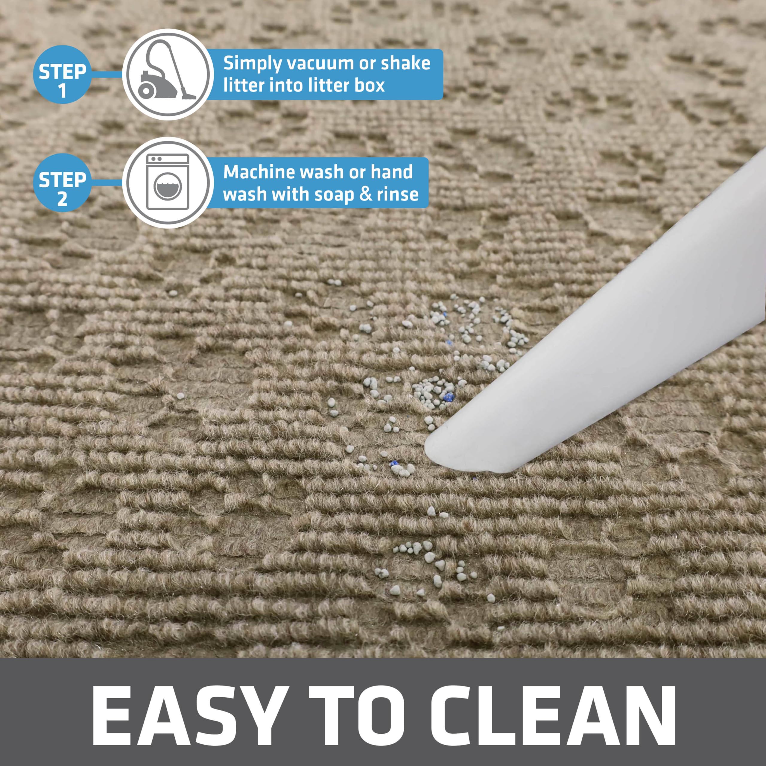 Drymate lavable a máquina facilita la limpieza y mantenimiento.