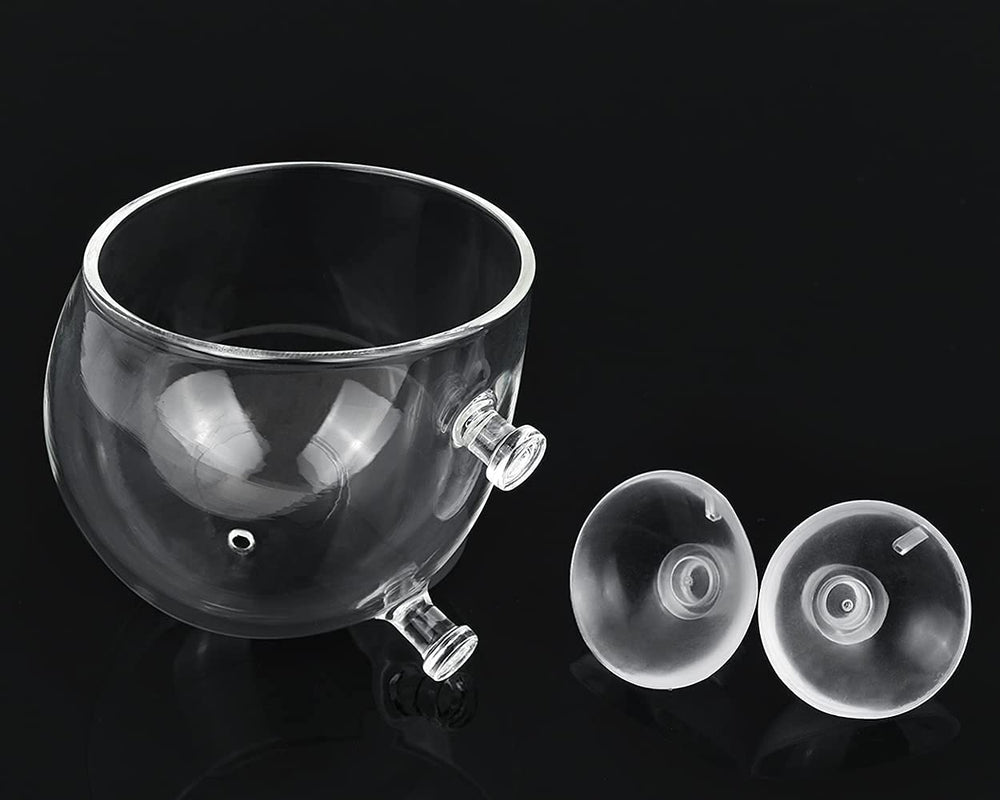 DS Distinctive Style, accesorio decorativo para acuario con planta cristal y ventosas.