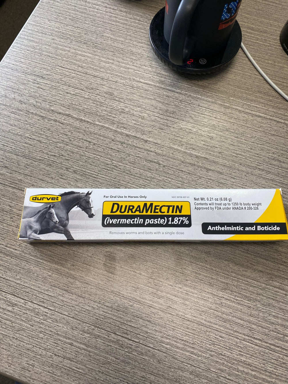 Fácil manejo y dosificación rápida con Duramectin Paste.