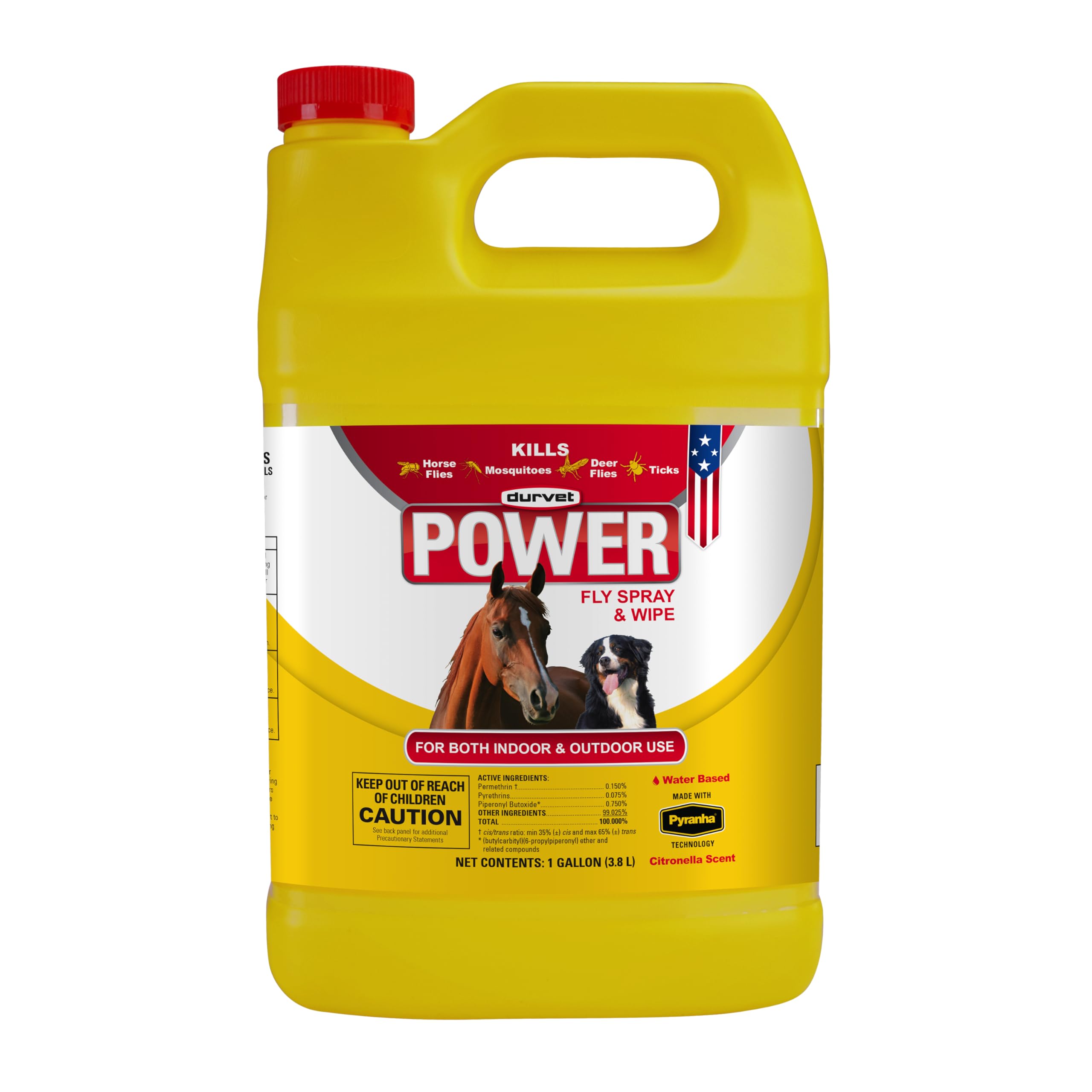 Durvet control de moscas para caballos, botella lista para usar.