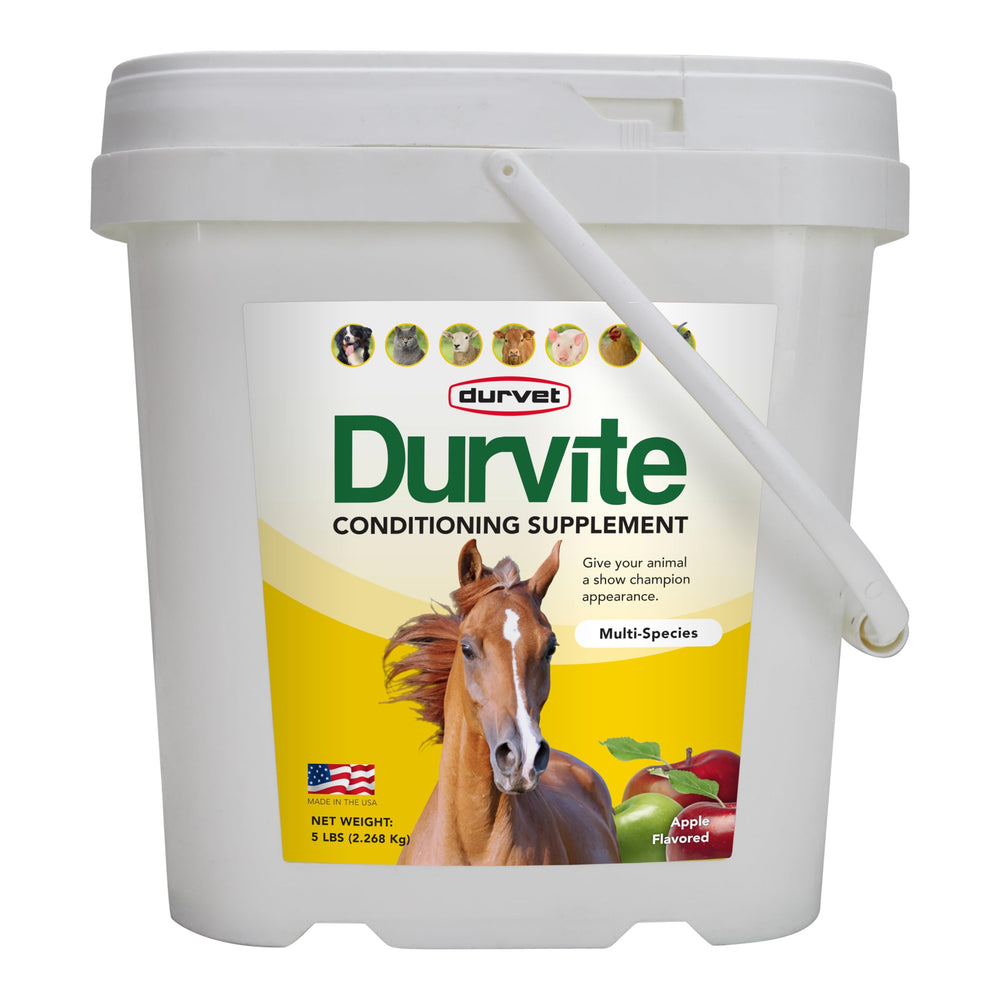 Durvet Durvite: botella de 5 lb para cuidado diario en granja.