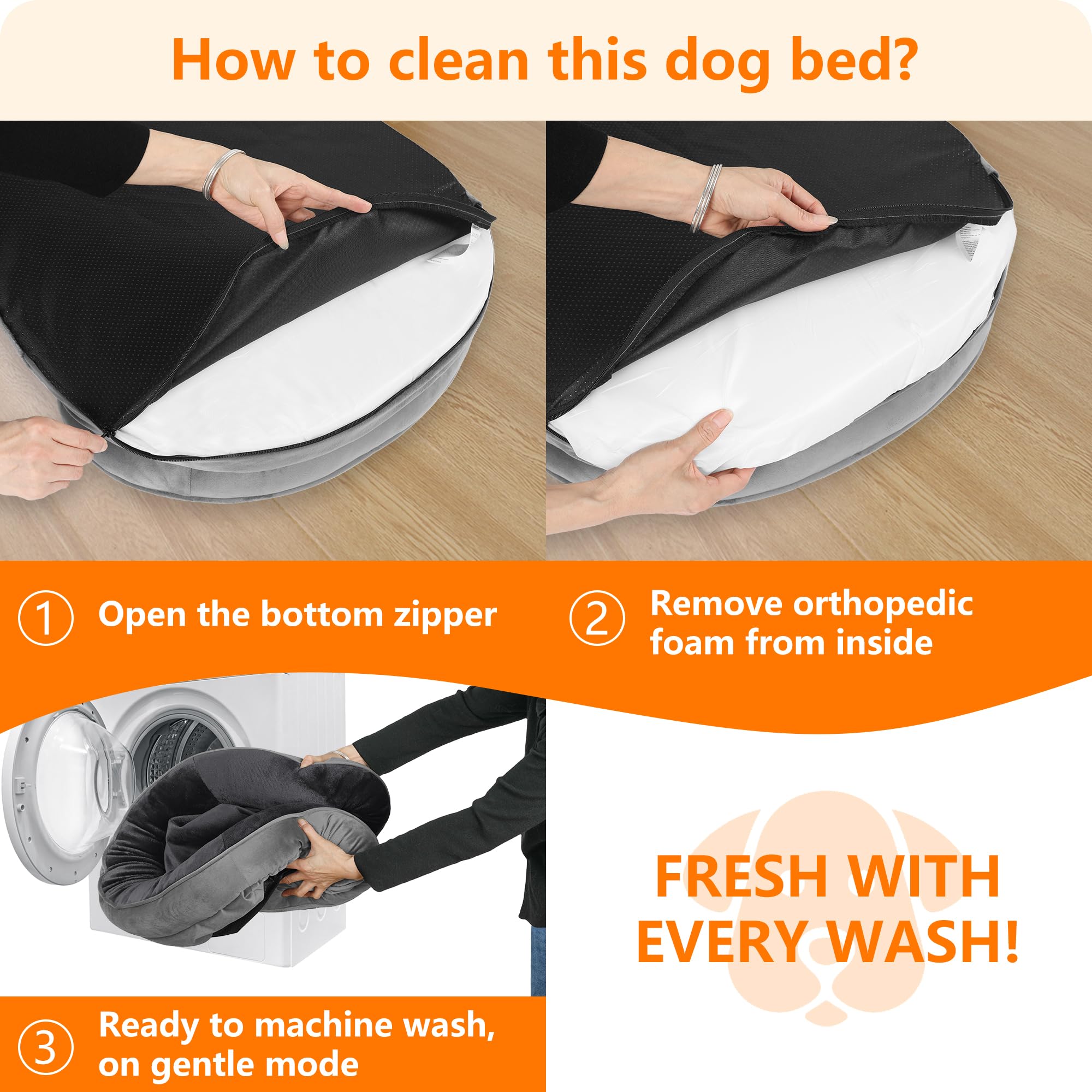 Dwanton cama para uso en suelo y jaula, ideal para espacios pequeños.