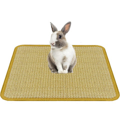 DYAUS Bunny Scratch Pad con sisal natural para arañar de forma segura.