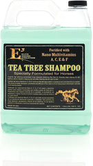 E3 Tea Tree Shampoo: vertido de la botella para un pelaje limpio y suave