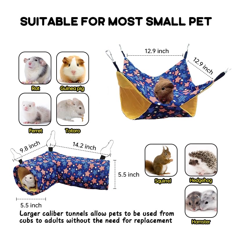 EAEDMY safe canvas hammock supports gentle lounging for small pets.