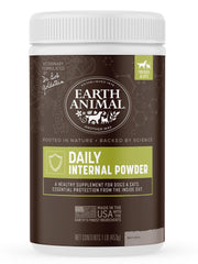 Earth Animal Apothecary polvo interno diario para perros y gatos, apoyo nutricional