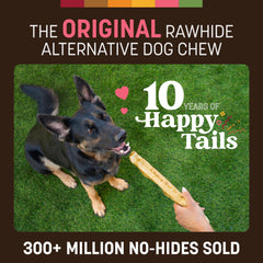 Earth Animal chuches sin cuero, textura masticable para perros activos