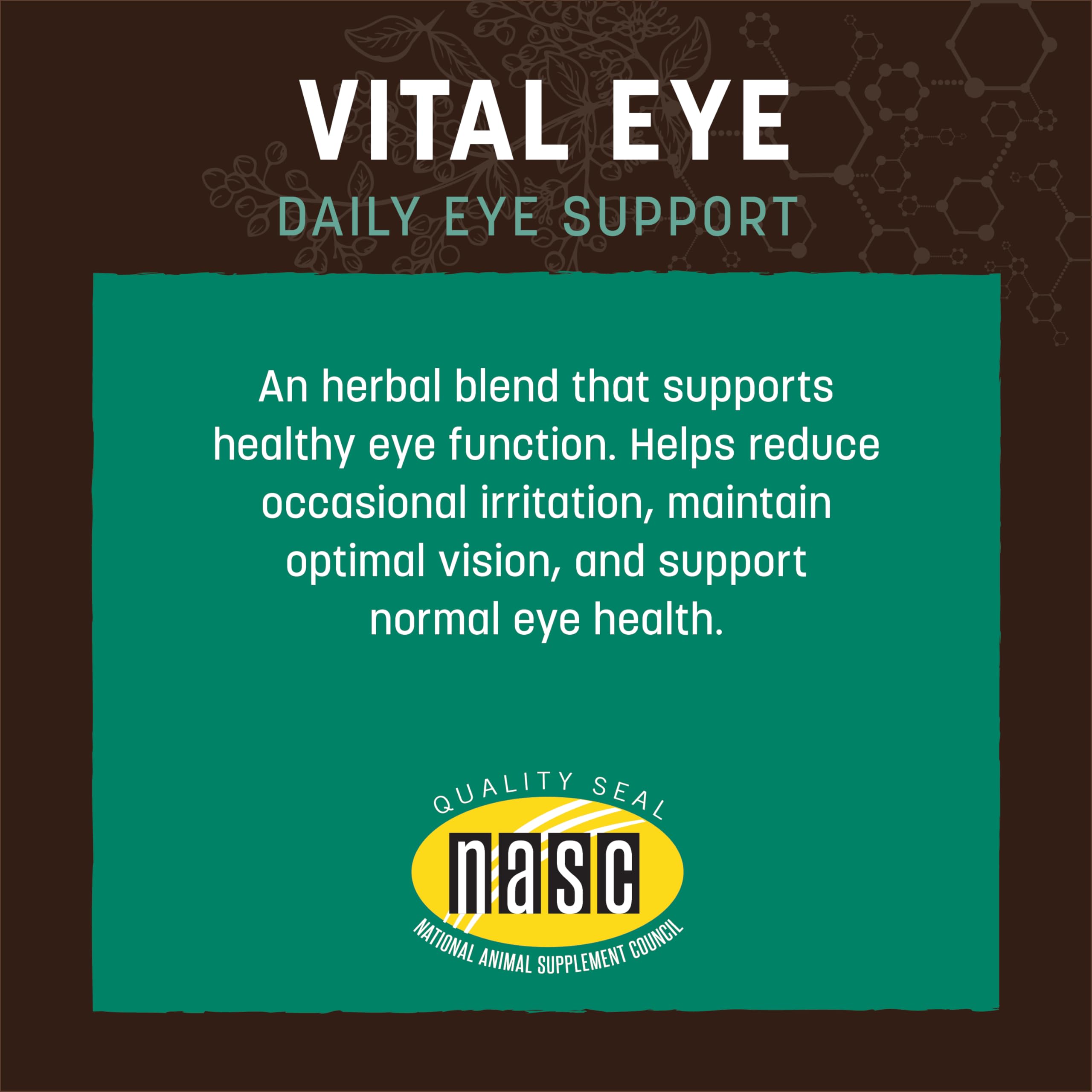 Earth Animal Extractos herbales para la salud ocular.