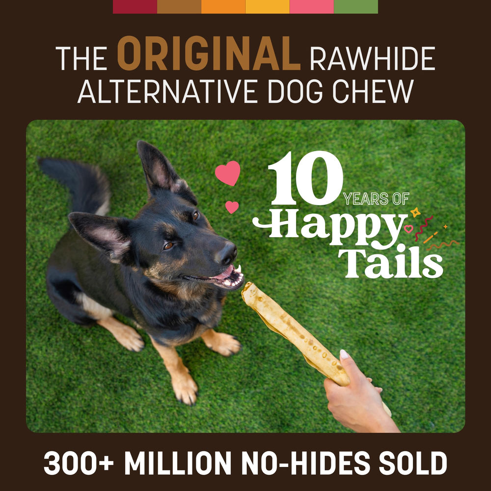 Earth Animal No Hide Chews venado grandes uso diario para entretener perros fuertes