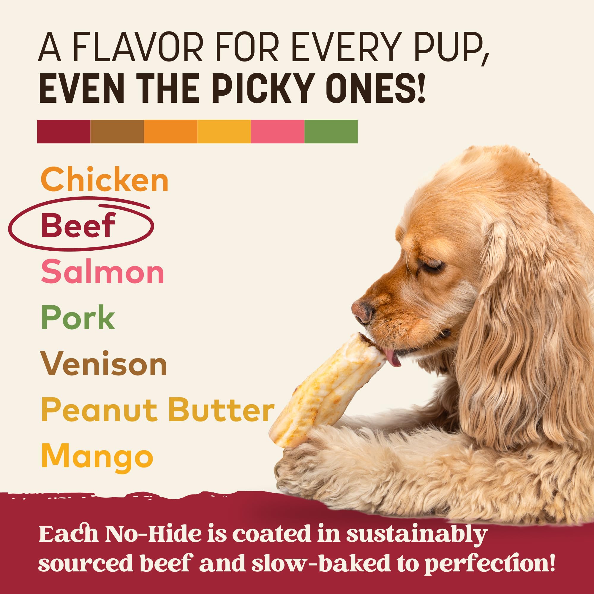 Earth Animal No Hide Chews: presentación de 6 piezas para perros pequeños.