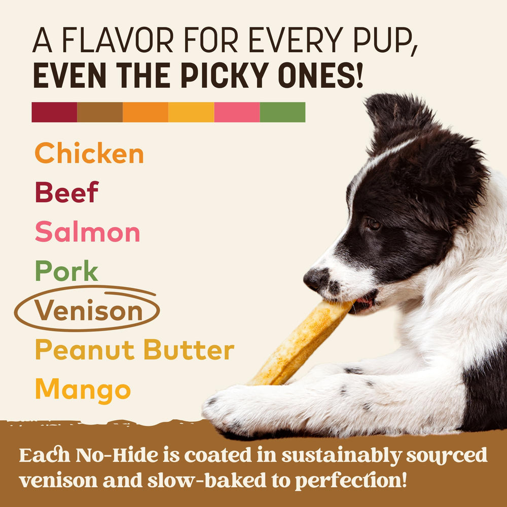Earth Animal No Hide Chews sin blanqueadores ni conservantes