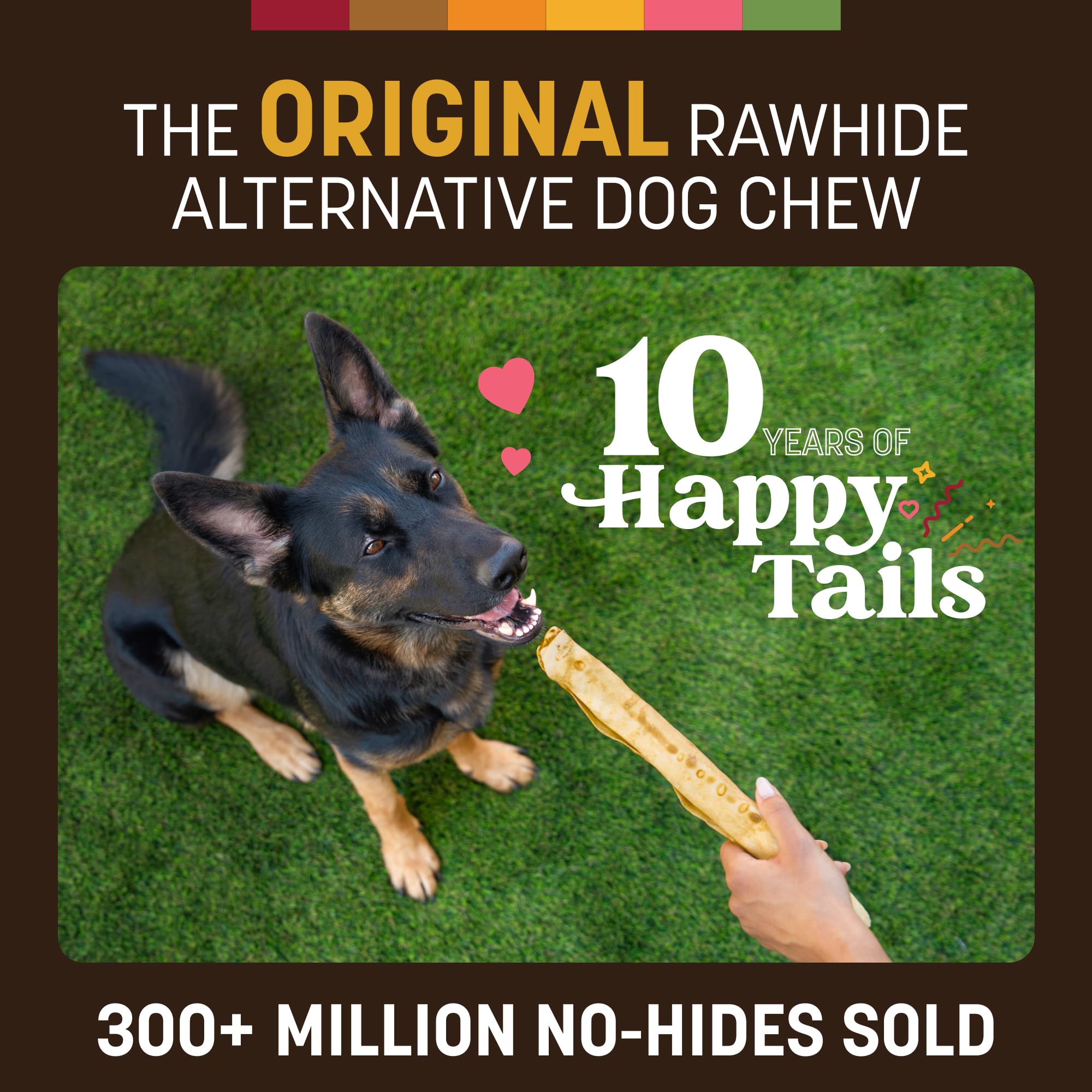 Earth Animal No Hide Chews sin cuero, opción de entrenamiento para perros grandes