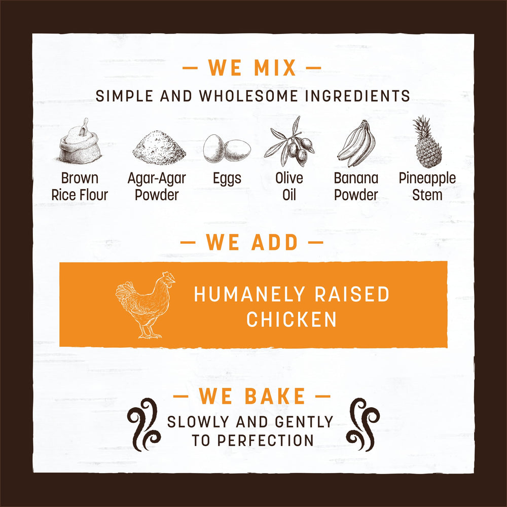 Earth Animal No Hide Rollos de Pollo, sin blanqueadores, con ingredientes simples