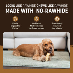 Earth Animal sin piel: masticables de venado para perro pequeño, duraderos y sabrosos.