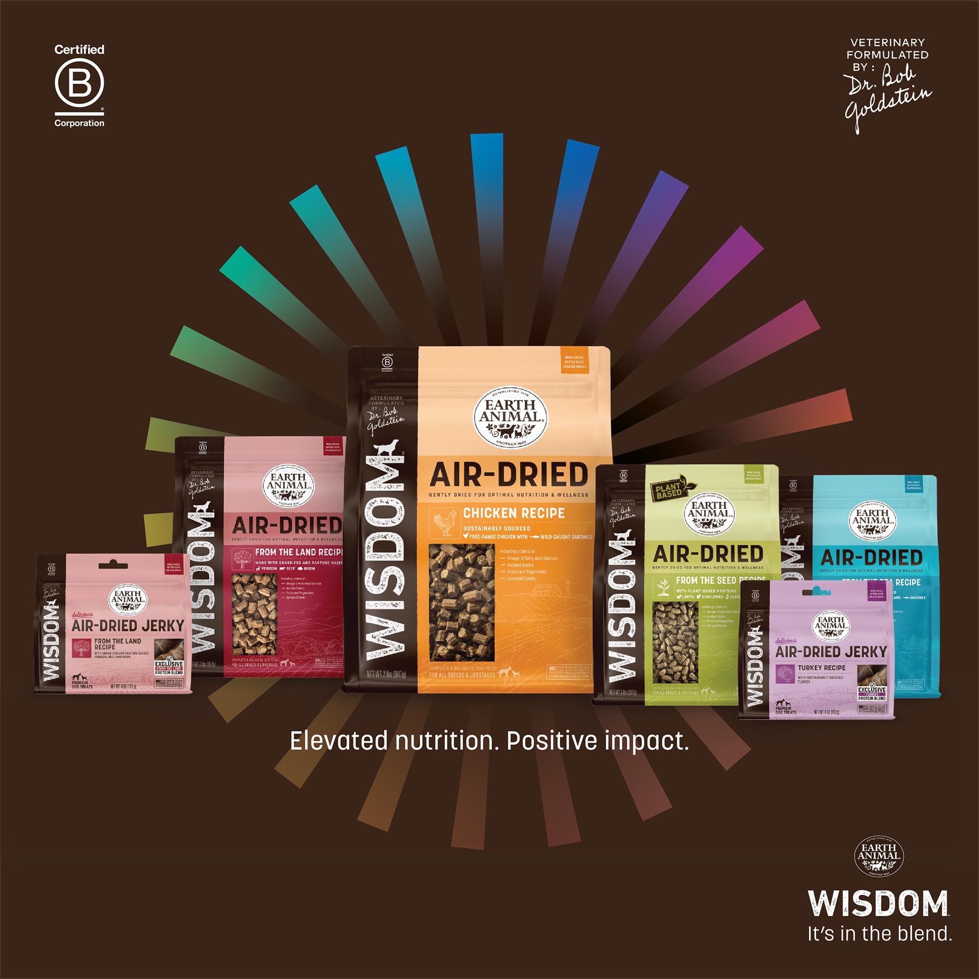 Earth Animal Wisdom Jerky ingredientes de calidad y origen sostenible
