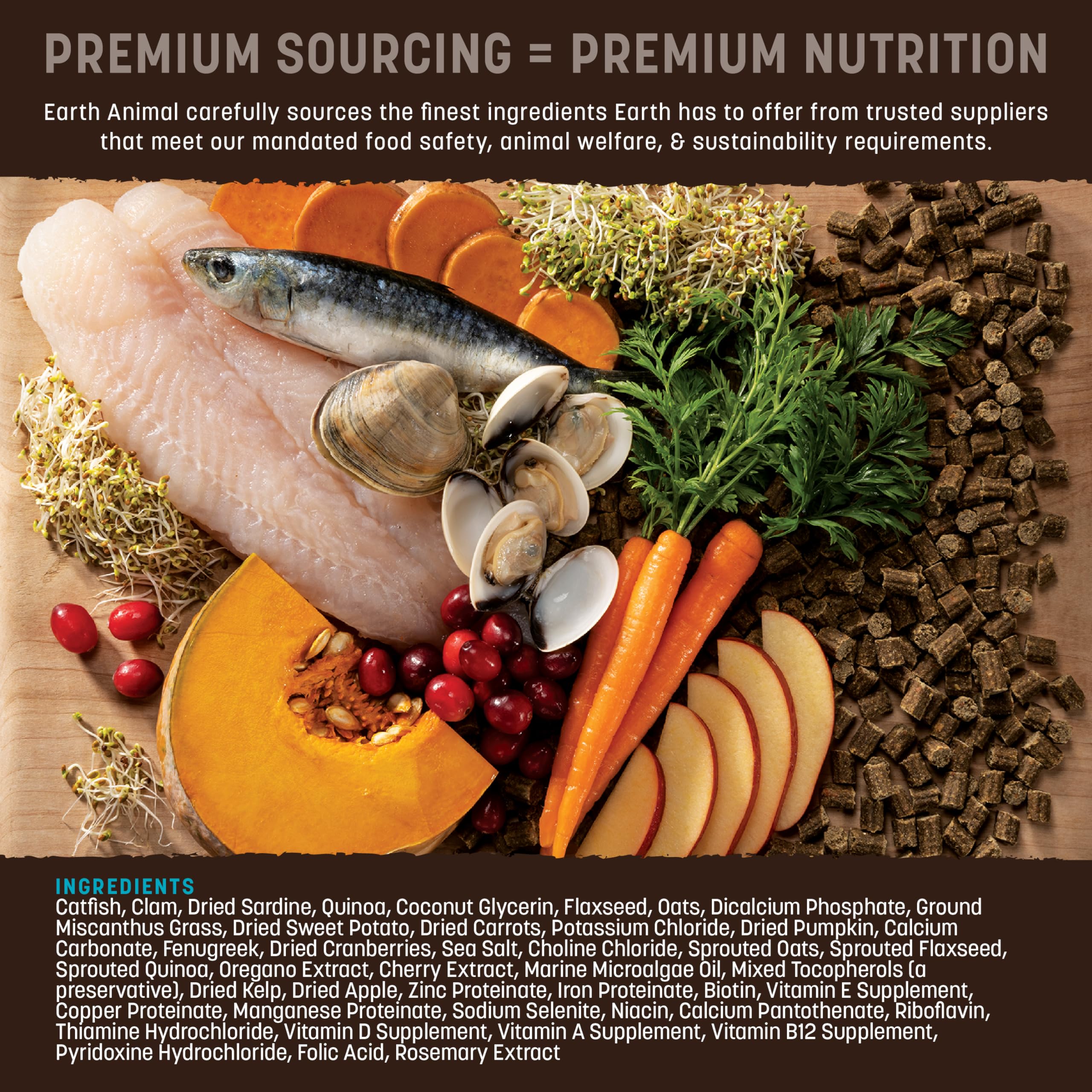 Earth Animal Wisdom granos-antiguos: mezcla nutritiva para el bienestar digestivo.
