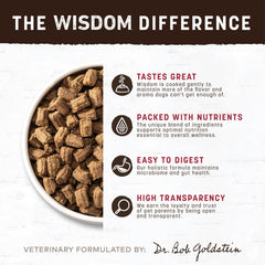 Earth Animal Wisdom venado de pastura como proteína principal, secado al aire
