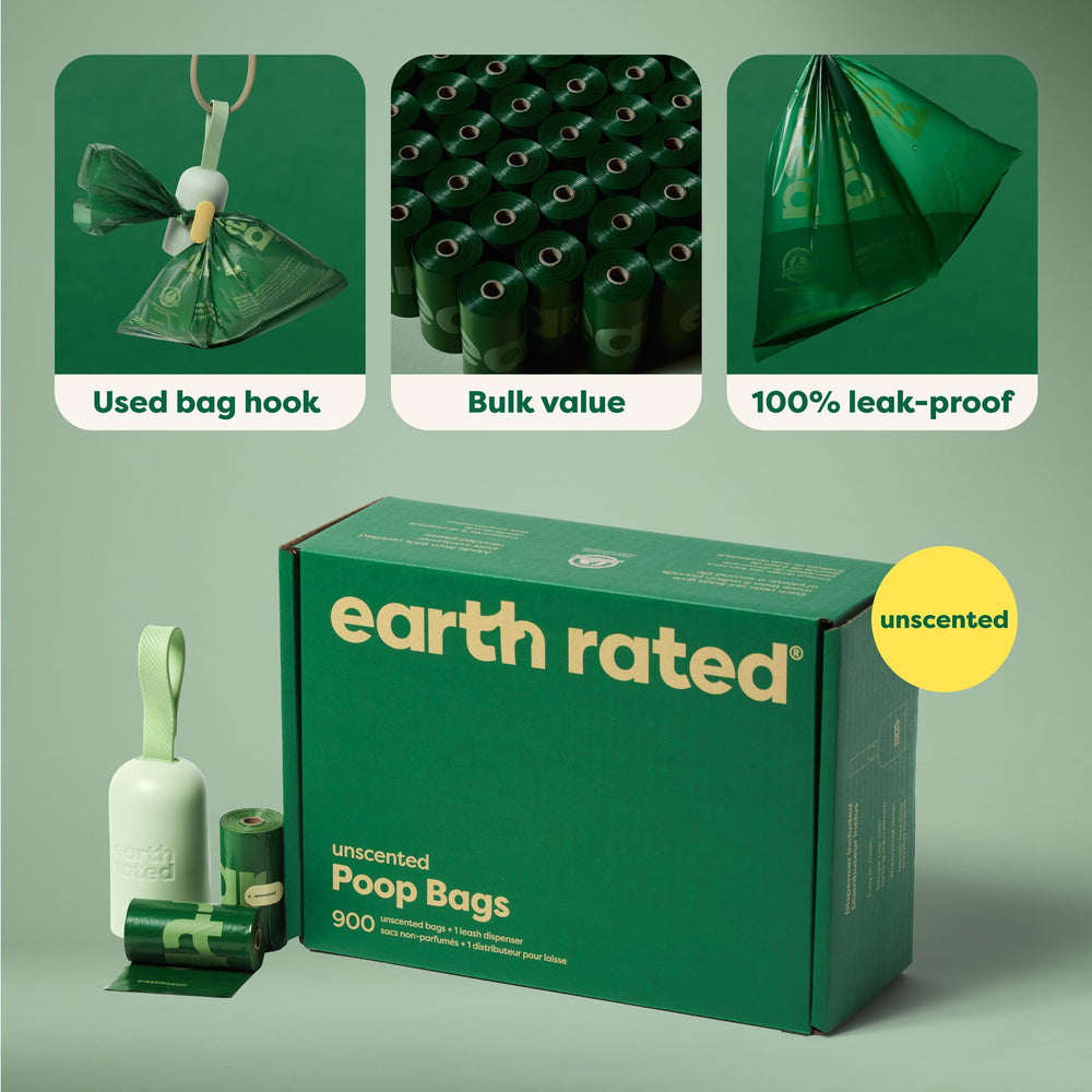 Bolsas Earth Rated 13x9 pulgadas, tamaño ideal para uso diario.