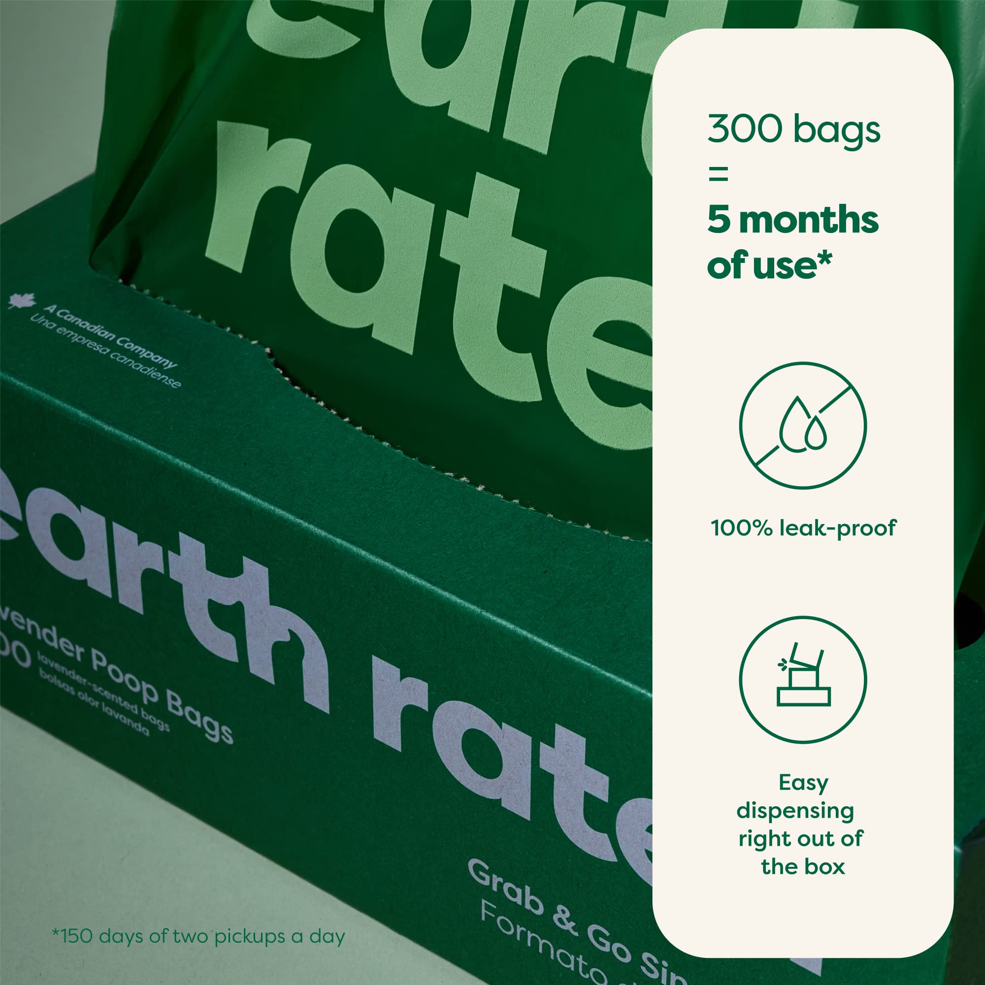 Earth Rated bolsas 65 posconsumo recicladas dan segunda vida al plástico.