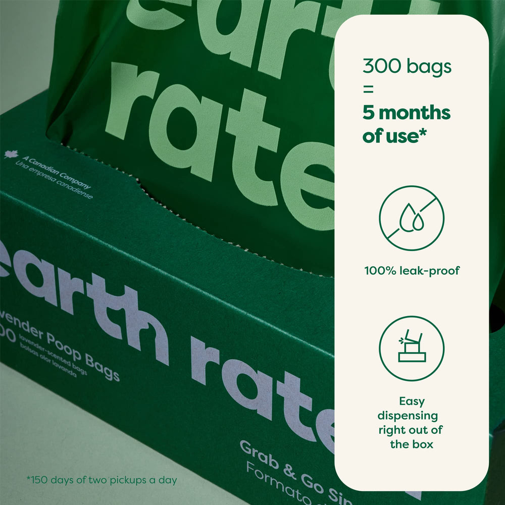 Earth Rated bolsas 65 posconsumo recicladas dan segunda vida al plástico.