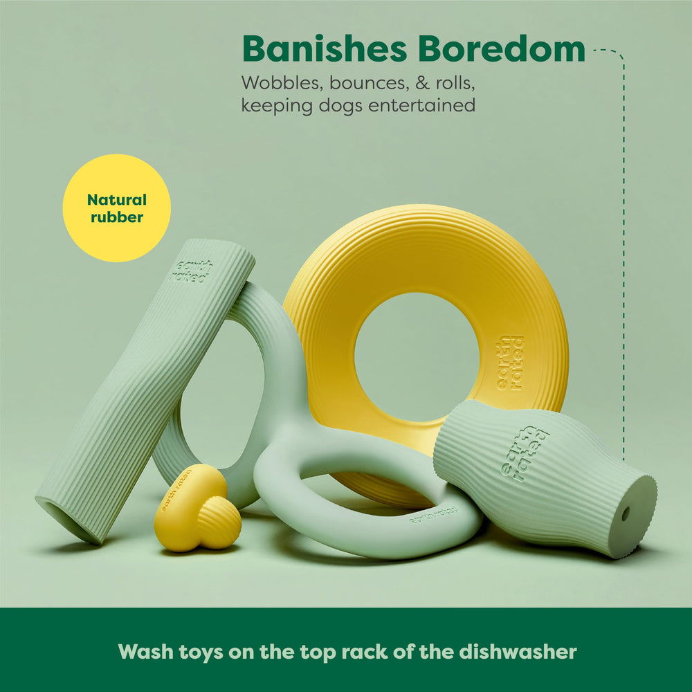 Earth Rated dispensador congelable, ideal para mantener al perro ocupado.