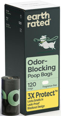 Earth Rated 3X Protect: rollos de bolsas para perro, bloqueo de olores para paseos.