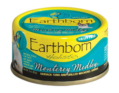 Earthborn Holistic gato comiendo, experiencia de sabor natural